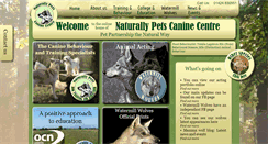 Desktop Screenshot of naturallypets.co.uk