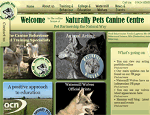 Tablet Screenshot of naturallypets.co.uk